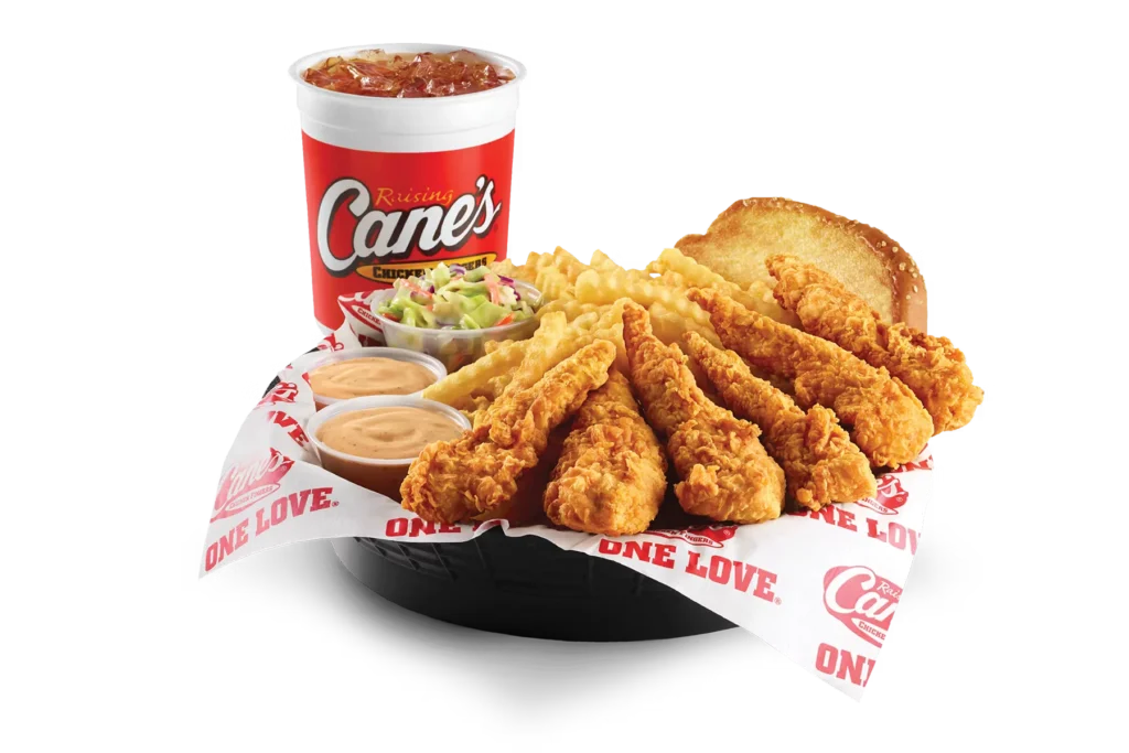Raising Cane's caniac combo