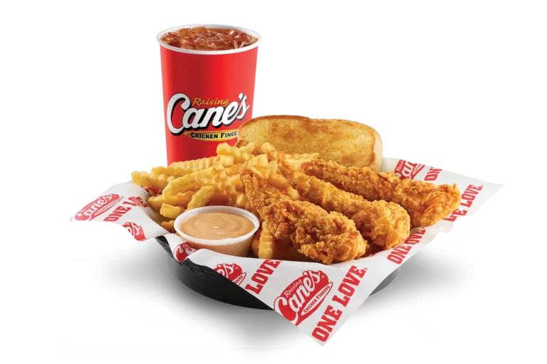 Raising Cane's 3 finger combo