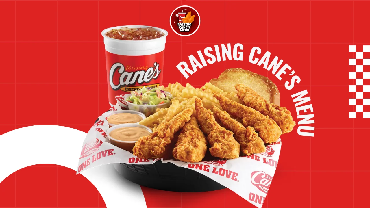 Raising Cane’s Menu With Prices