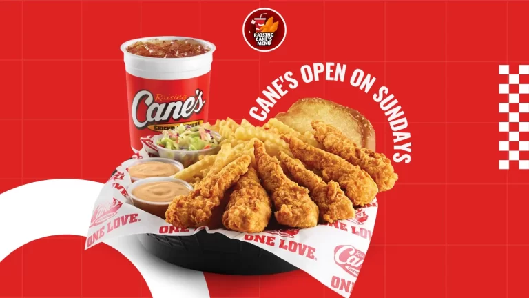 Is Raising Cane's Open on Sundays