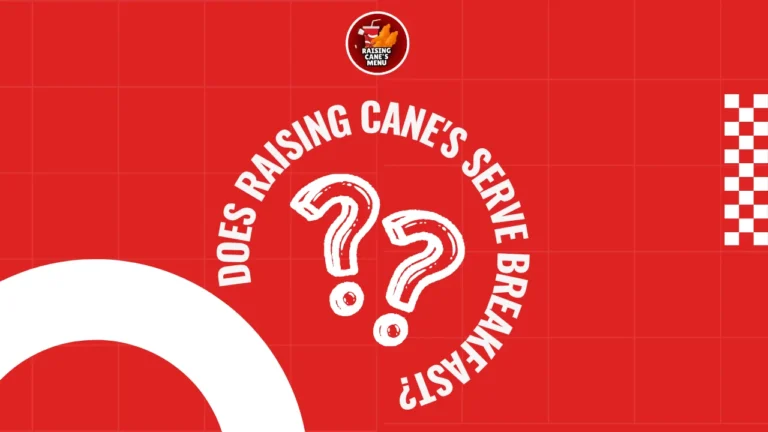 Raising Cane’s restaurant exterior at sunrise with closed breakfast hours sign—find out if they serve breakfast and what’s on the menu!
