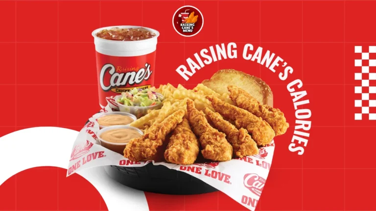 Raising Cane’s chicken finger calories and full nutrition breakdown explained—see detailed facts, portions, and tips to make smarter meal choices.