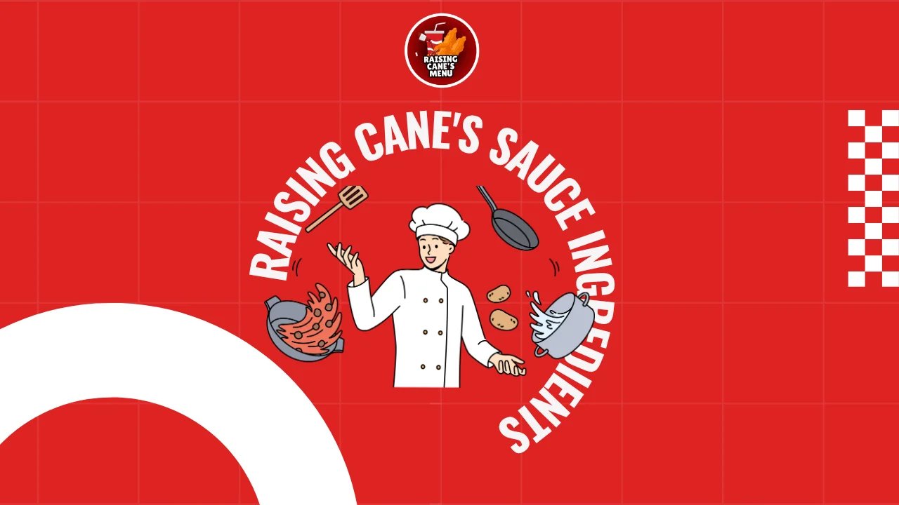 Close-up of Raising Cane’s Sauce with crispy chicken tenders—discover what’s in Raising Cane’s Sauce, ingredients, and the ultimate flavor guide.